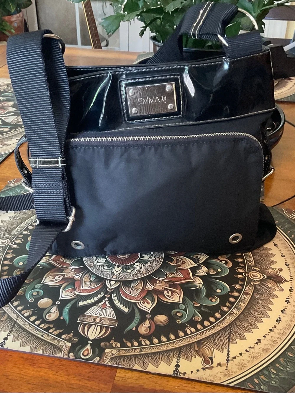 Black Crossbody Bag - Sleek Everyday Shoulder Bag
